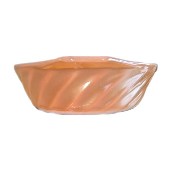 Fire King Peach Luster Ovenware Bowl - Picture 2 of 4